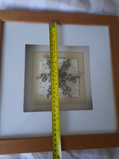 beaded framed picture