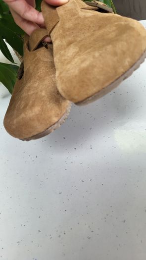 ZARA Birkenstock style Boston suede slip on Sz 39 (Fit 6-6.5 UK)