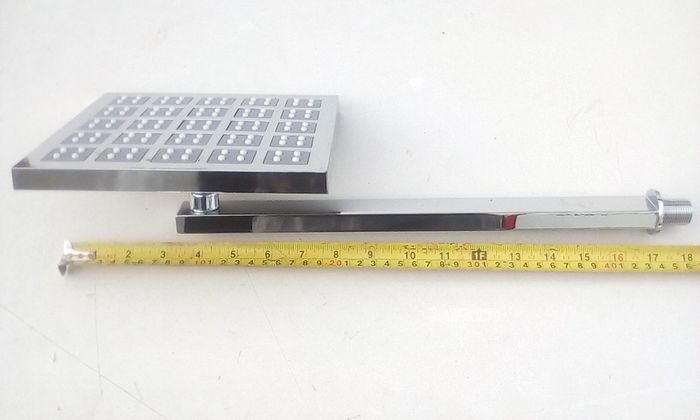 NEW Shower Head Square 20cm Chrome