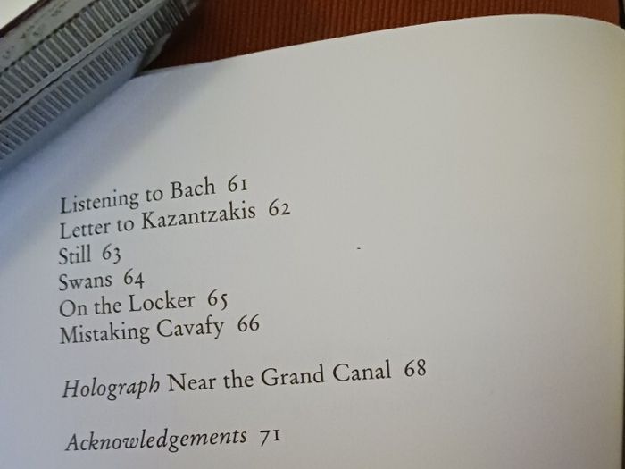 Pearse Hutchinson / Listening to Bach/ 2014/ Gallery press
