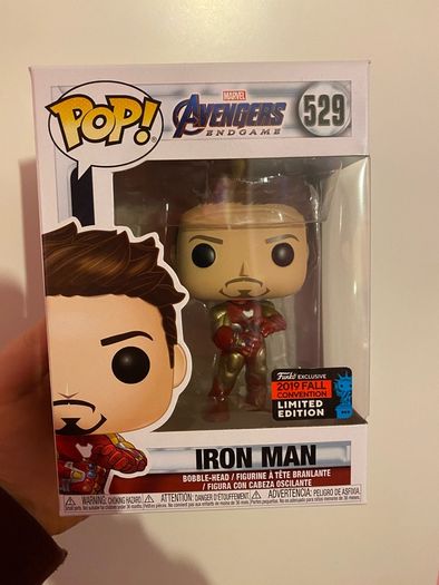 Funko Pop! Marvel Avengers Endgame Iron Man 529  2019 Fall Convention Exclusive