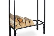 Firewood shelf metal