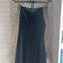 SHEIN MOD Colorblock Heart Print Tie Neck Flounce Sleeve Velvet Dress Image 2