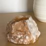 Crystal natural calcite tea light candle holder meditation Image 4