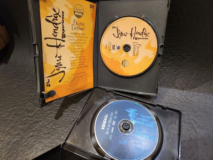 Jimi Hendrix Dvds Band of Gypsys Live at the Fillmore East plus Electric Ladyland