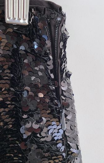GANNI midi sequin skirt