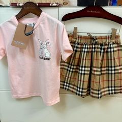 Burberry girls T-shirt and shorts 4yrs