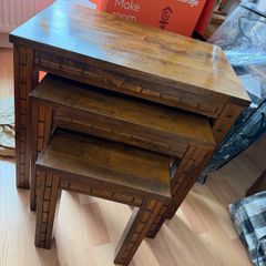 Wooden Nest of Tables