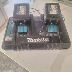 Makita  6.0 ah Battery + Battery dual charger ..
