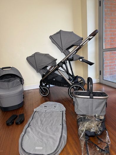 Cybex Gazelle S double pram twin buggy travel system