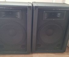 2 speakers home studio or live monitors