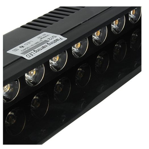 12V 12 LED 12W Yellow Car Vehicle Emergency Strobe Flash Warning Light Flashing Lights