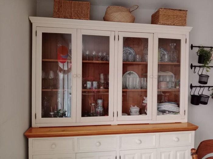 cabinet with lights