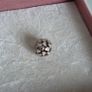 Pandora Abundance of Love charm, of openwork pink enamel hearts accented by two 14k gold hearts, perfect condition, fully hallmarked Image 6