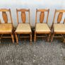 Antique Chairs x 4 - Art Deco Style Image 8
