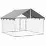 Outdoor Dog Kennel with Roof 200x200x150 cm Image 6