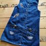 NEXT girl dress, denim 2/3 years. Image 4
