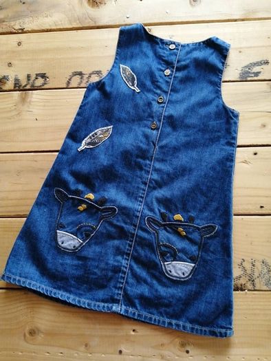 NEXT girl dress, denim 2/3 years.
