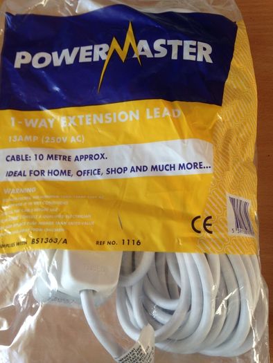 10 Meter  Extension Lead