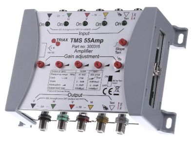 Triax Satellite amplifier 25dB(sat) 17dB(terr) TMS 55 AMP