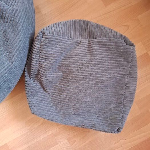 bean bag and footrest
