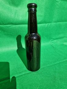 Antique Brown Bottle 1/2 pint