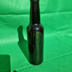 Antique Brown Bottle 1/2 pint