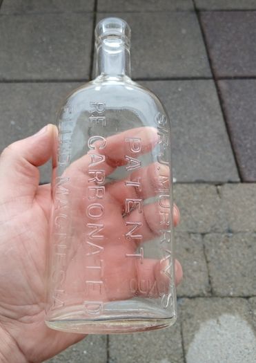 Vintage Dublin London J. Murray's Patent Recarbonated Fluid Magnesia bottle