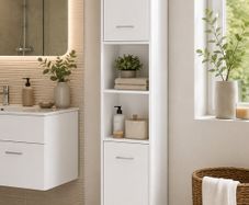 Tall Bathroom Cupboard Tallboy,