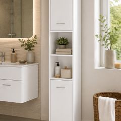 Tall Bathroom Cupboard Tallboy,