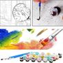 NEW SALE | Painting by Number Kits for Adult, DIY Canvas Oil Painting Kit for Kids or Beginner with Paint brushes Acrylic Pigment Drawing Paintwork 16x20inch Image 2