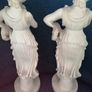 Pair of Italian Alabaster Persephone Statues Image 9