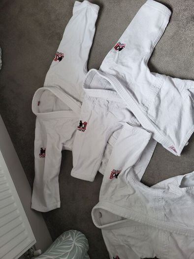 Judo kids Kimono uniform 150cm and 130cm bundle + extras.