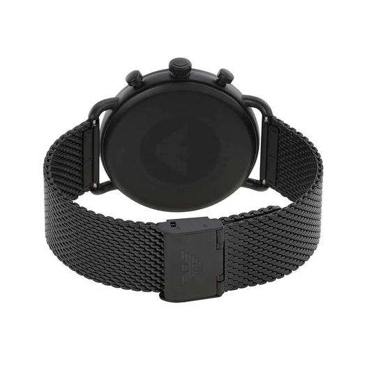 Emporio Armani Black Stainless steel watch strap