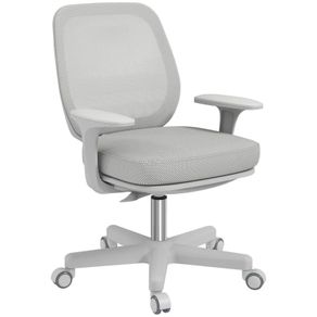 Office chair, Ergonomic swivel desk chair, Height adjustable 55 x 48 x 82,5-94,5 cm Gray