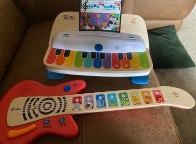 Baby Einstein Together in Tune Magic Touch Piano & Guitar Wooden Musical Toy Bundle
