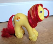 Vintage G1 My Little Pony Mountain Boy Sunburst RARE
