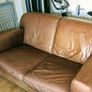 leather couch brown Image 3