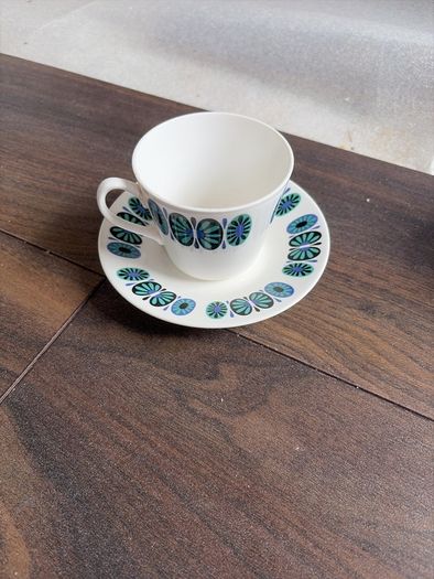 Set of 3 cup and saucer English Bone China