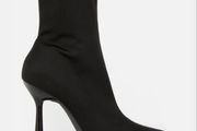 BRAND NEW Ladies Sock Boots High Heels / Anke Boots: Size 5