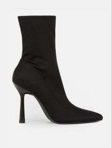 BRAND NEW Ladies Sock Boots High Heels / Anke Boots: Size 5