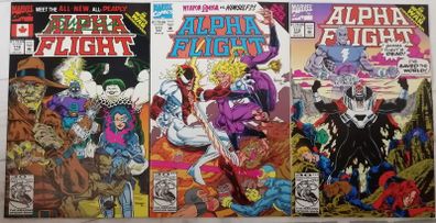 Alpha Flight #'s 110, 111 & 112 Complete Infinity War Crossovers (1992)