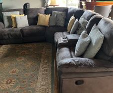 Corner sofa 6 seater 3 reclining  sofas all in per