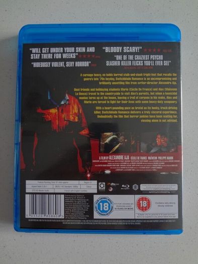 Switchblade Romance (AKA High Tension) Blu Ray