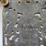 Pair of Antique 1913 British Brass Trivets Image 5