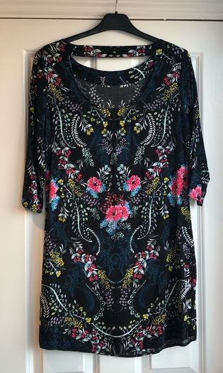 Warehouse multicoloured dress - sz 10