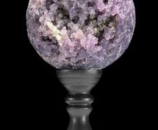 Grape Agate - Agate, Wooden Stand