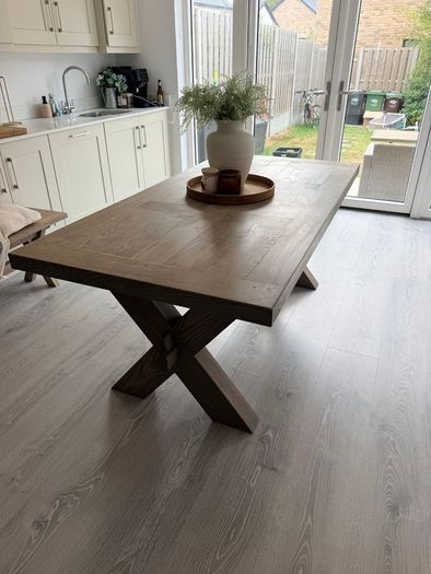 Diamond Furniture Horsen Y-Leg Dining Table 180cm x 90cm