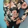 Floral zip sweatshirt Image 6
