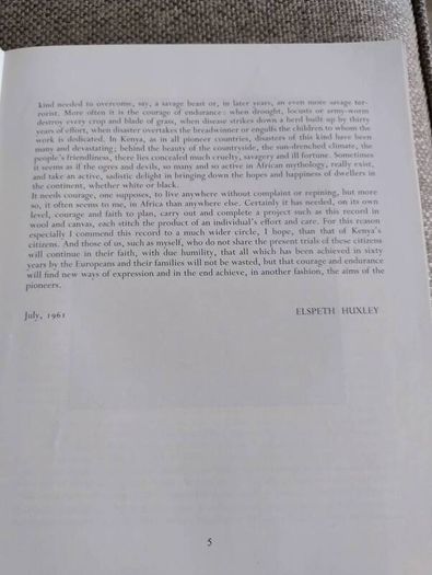 Kenya Africa They Made it their Home 1969 hardback with introduction by Elspeth Huxley in used condition with all pages intact FREE STANDARD POSTAGE INCLUDED
